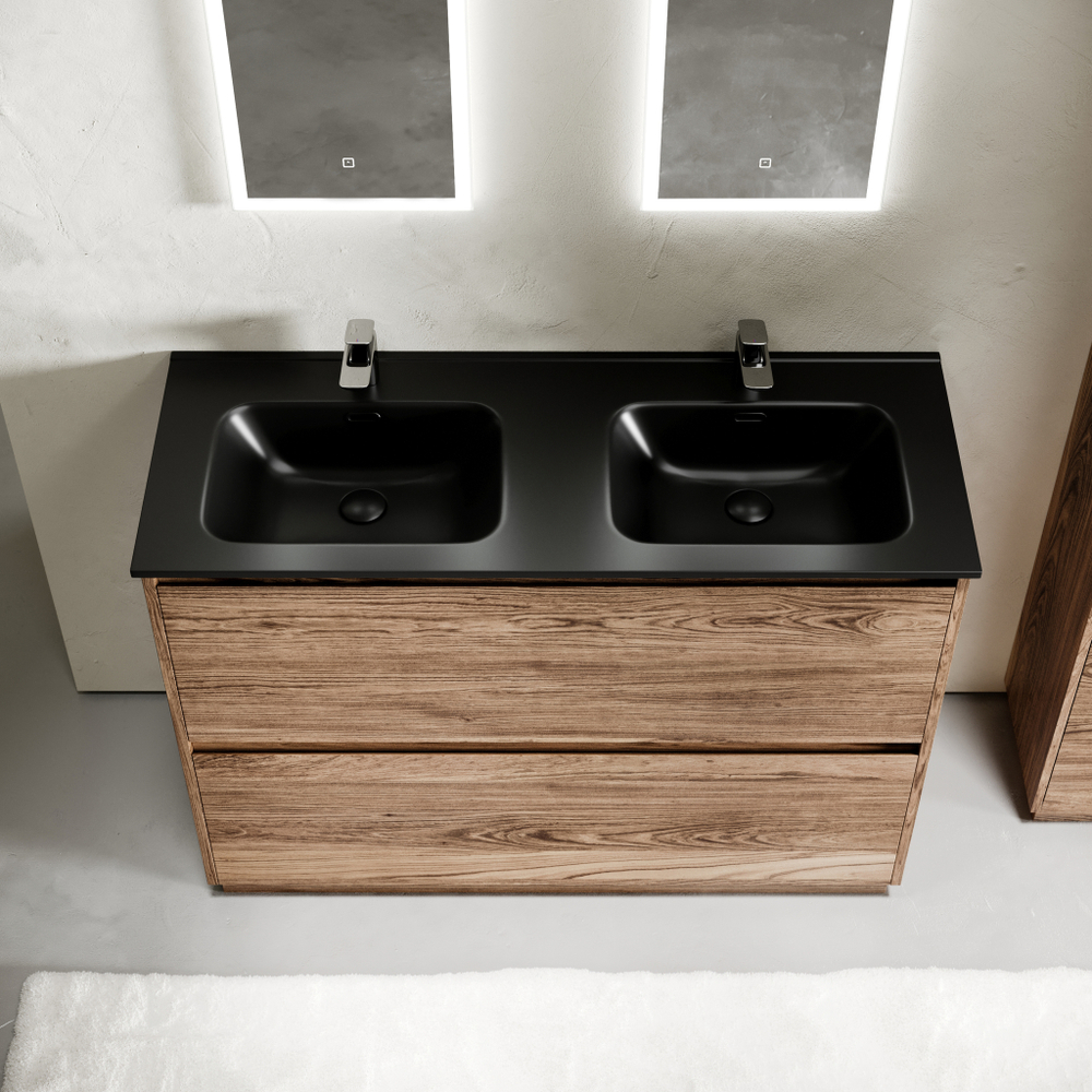 Тумба с раковиной Sancos Libra Floor 120 см LB120F-2ECH дуб чарльстон