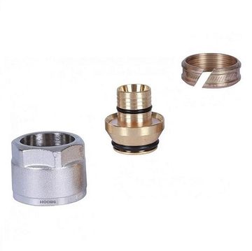 Резьбозажимное соединение Hoobs 16(2.6) x 3/4" для труб PE-X Stabil (HB-630080NX51626A)