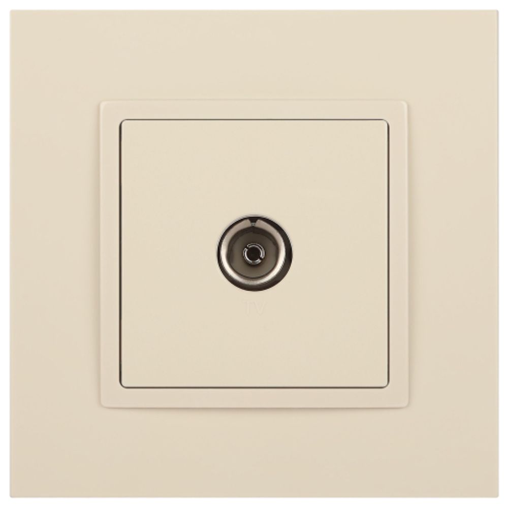 Розетка ЭРА Elegance 14-3101-02 TV одиночная IP20 слоновая кость