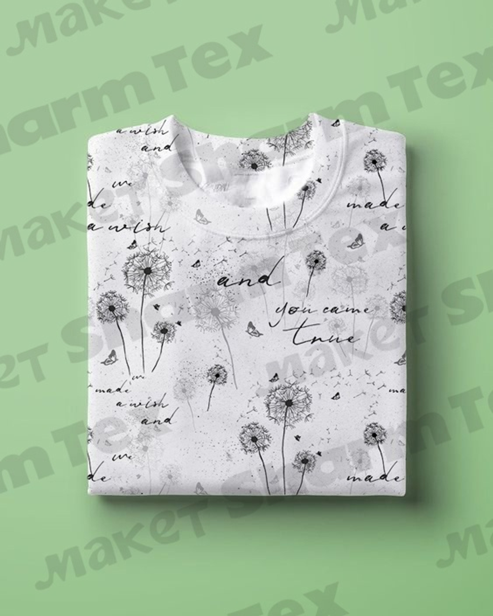 Кулирка с лайкрой ОДУВАНЧИКИ