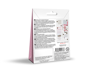 "Klart" набор для вышивания 10-007 "Брошь. Розовый единорог" 5 х 9 см