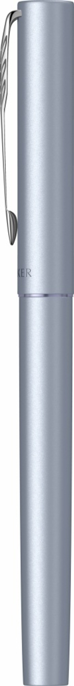 Ручка-роллер Parker Vector XL Silver Blue CT, цвет чернил black, стержень: F, в подарочной упаковке.
