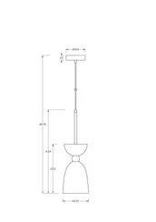 Подвесной светильник Клош / Cloches E14х1 Maytoni mod113pl-01w