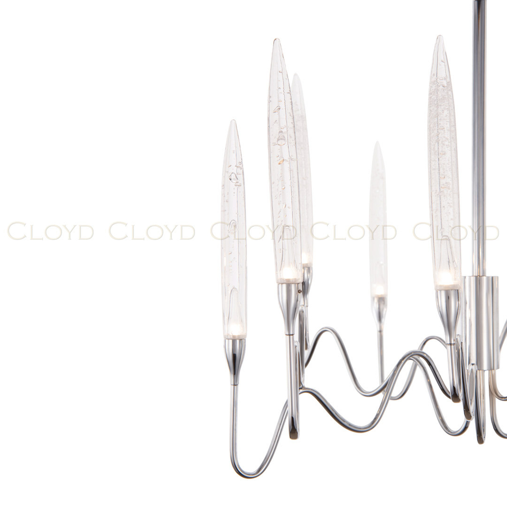 Люстра Cloyd ZOAR C12 / Ø60 см - хром (арт.10416)