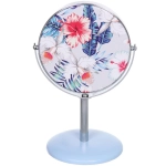 Зеркало косметическое настольное «ФРАТЕЛЛИ», тропики, 14*9,3см (коробка)