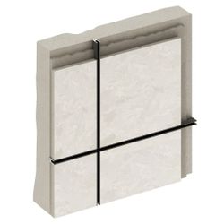 Теневой профиль разделительный анодированный латунный, 3000x5x10 мм