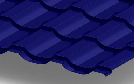 Металлочерепица Трамонтана с покрытием NormanMP®, 0,50 мм, цвет RAL 5002