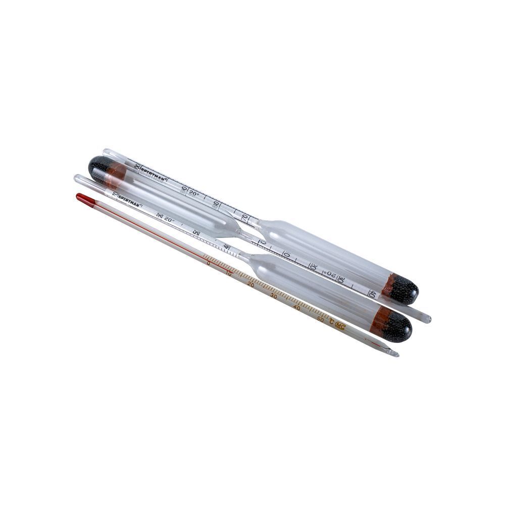 Набор спиртометров АСП-3 в деревянном футляре