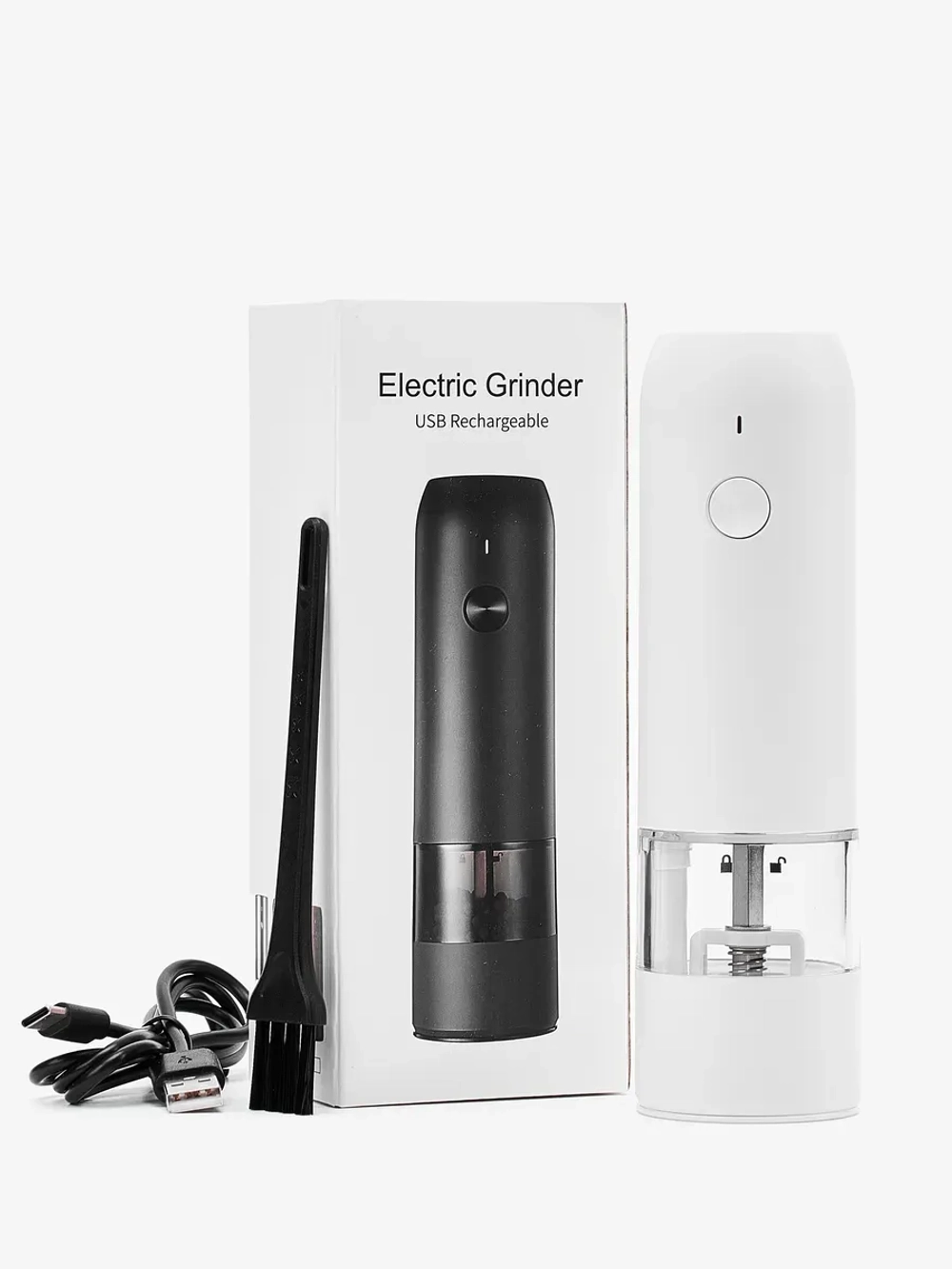 Мельница электрическая для соли перца с подсветка