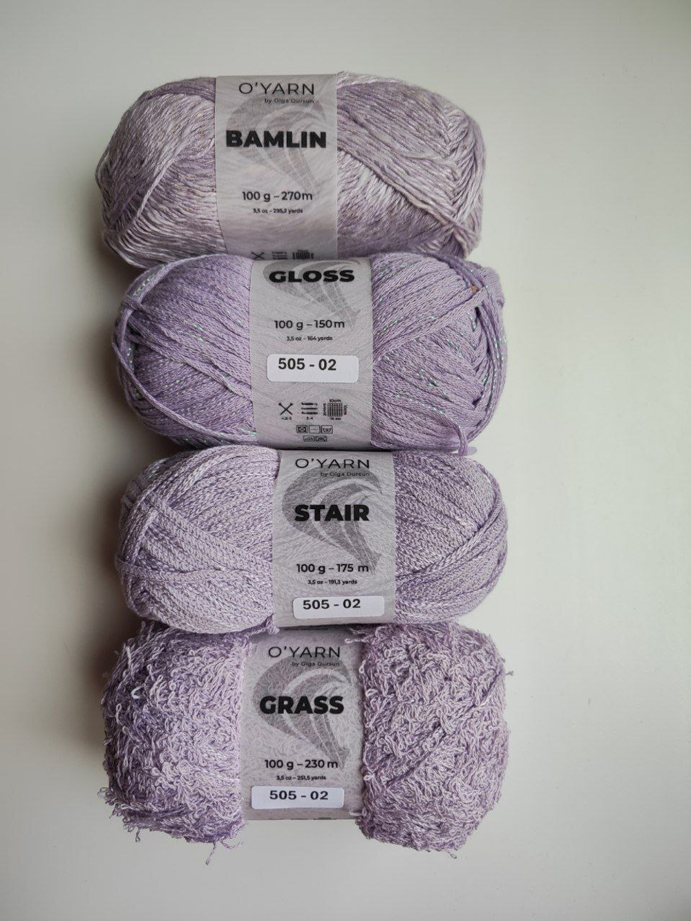 O’YARN ART DESIGN KIT, неполные упаковки