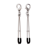 Большой эротический набор из 12 предметов Interchangeable Collar & Nipple Clips Set (Цвет: черный)