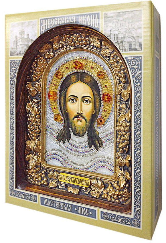 Икона Спас Нерукотворный бисер