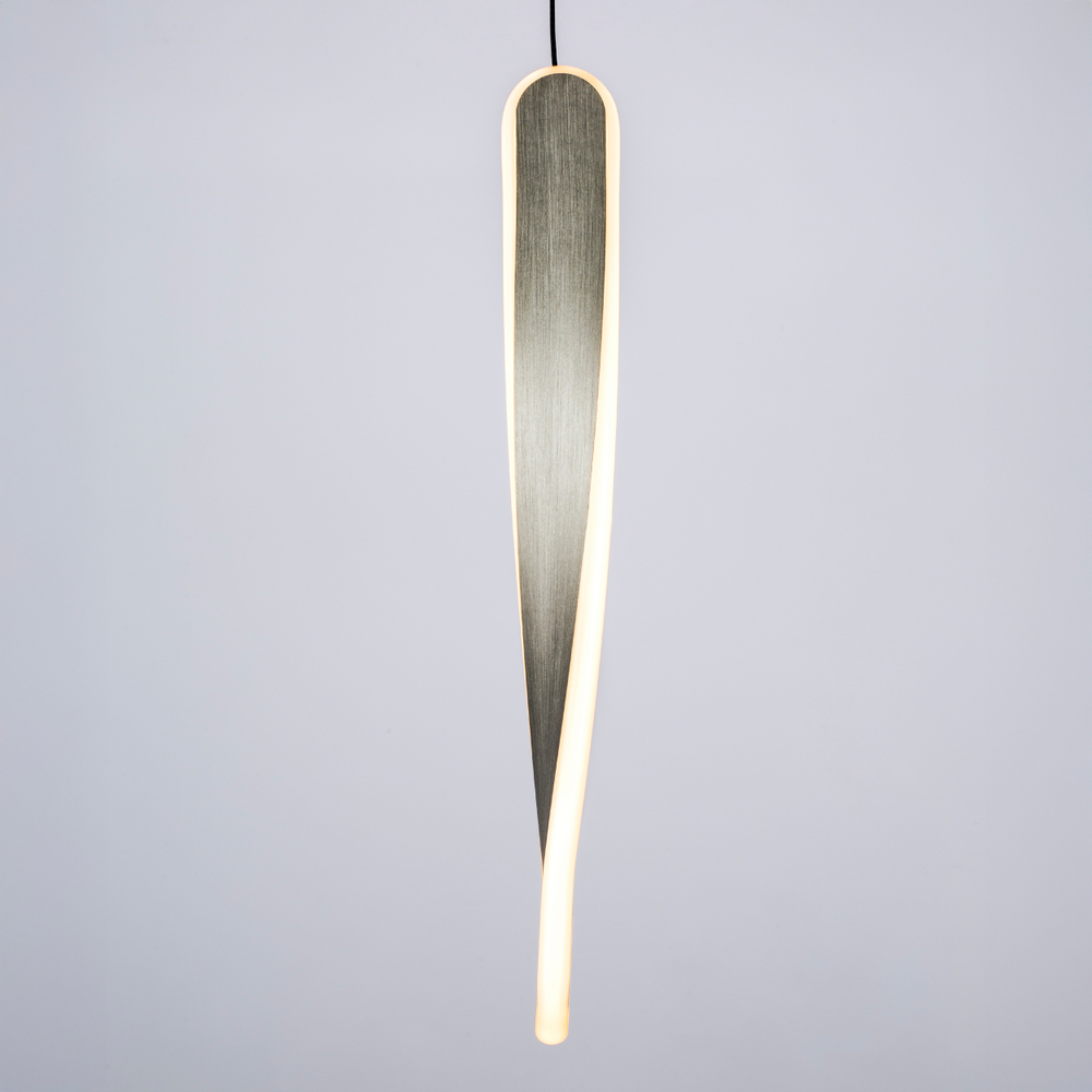 615019 Подвесной светильник TORINO 12W LED 540LM ВОРОНЁНАЯ СТАЛЬ 3000K