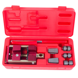 МАСТАК (102-10046C) Приспособление для развальцовки тормозных трубок, 4.75, 6.00 мм, кейс, 7 предметов