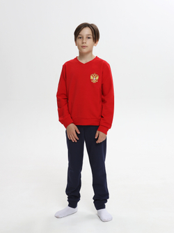 Спортивный костюм для мальчика для девочки (красный)