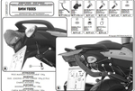 Крепёжные системы Kappa для кофров мотоцикла BMW F 800S (с 2006 г.)