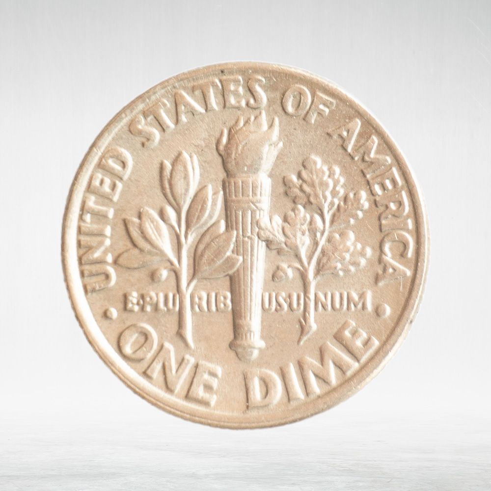 USA, 1 Dime, 1993 - Roosevelt Dime (P), AU