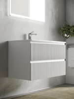 Тумба с раковиной Sancos Snob R 100 см SNR100W bianco
