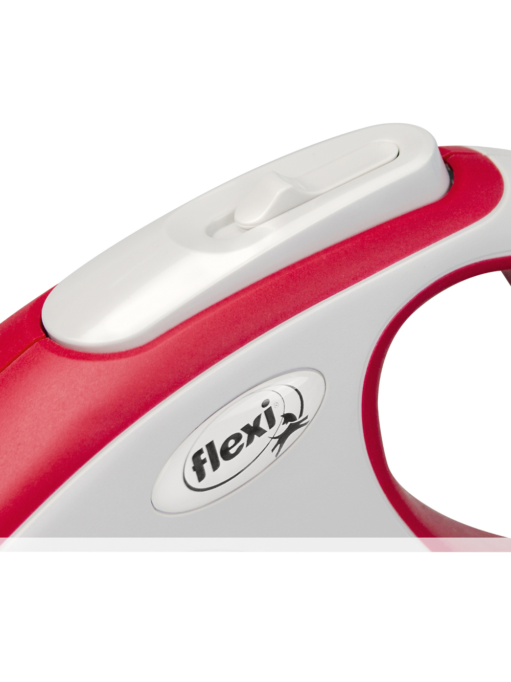 Поводок-рулетка Flexi New Comfort L. Лента 8 м. для собак до 50 кг. Красный