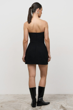 Платье корсетное мини