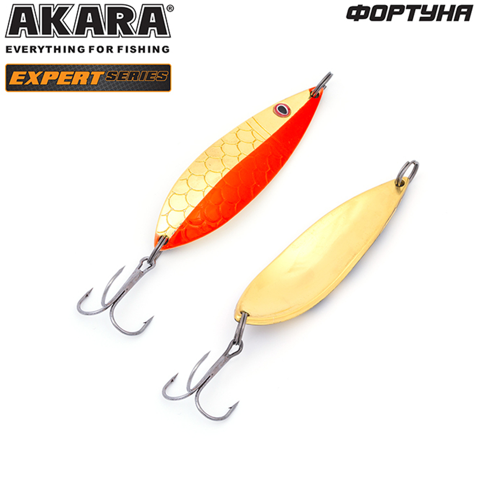 Блесна колебалка Akara Expert Фортуна 80 мм 24 гр. 15/GO