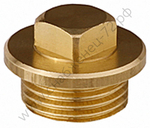 GENERAL FITTINGS 3/4″, никель с прижимной шайбой, Заглушка (51099-3/4)