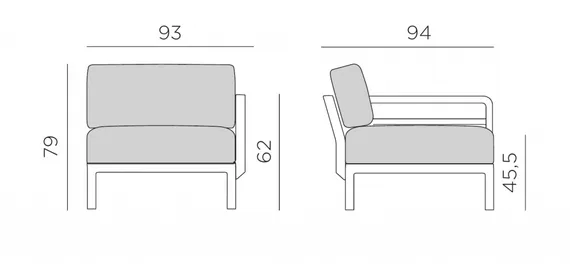 Maximo Elemento Terminale DX/SX