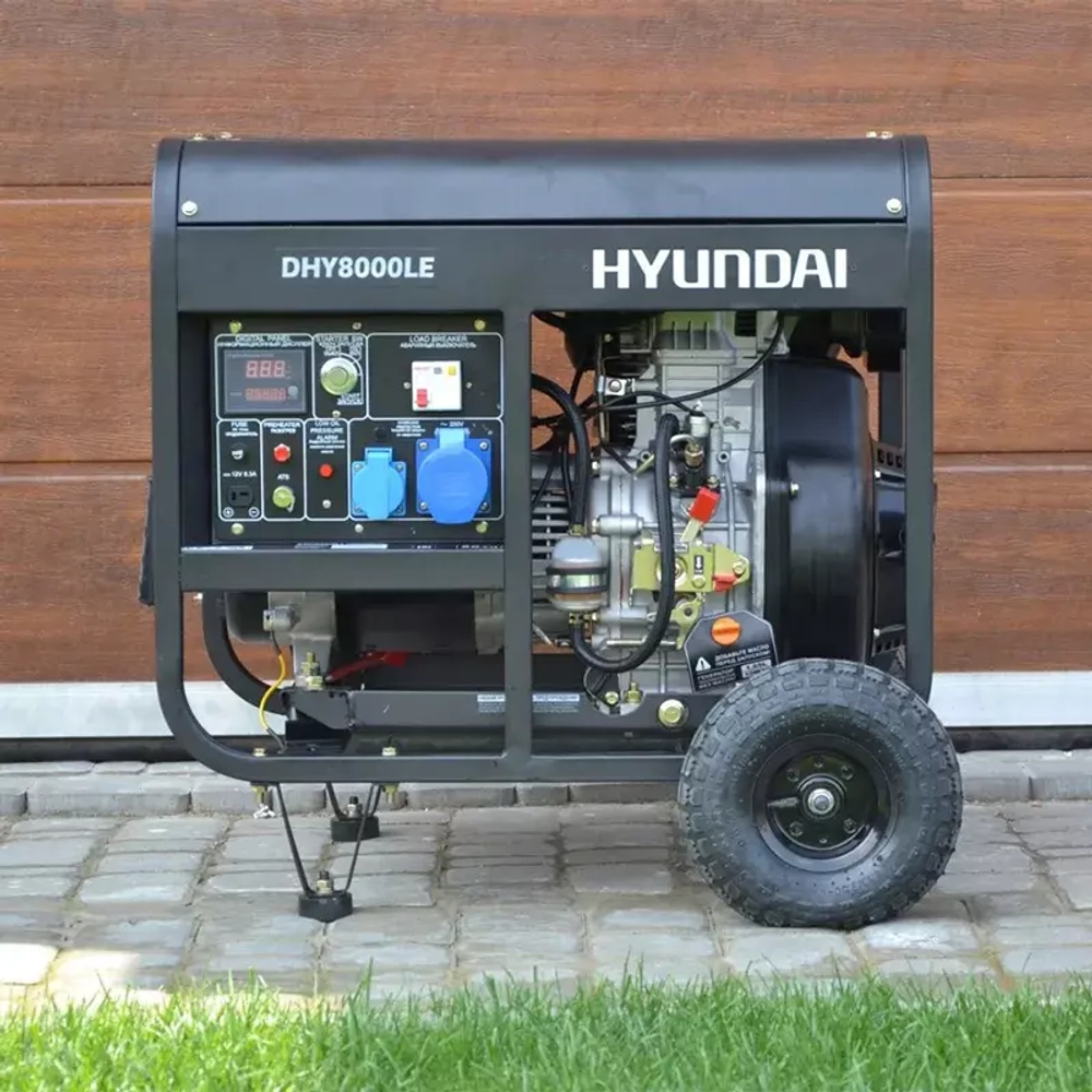 Дизельный генератор HYUNDAI DHY 8000LE