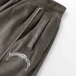 Брюки Ymkashix Велюровые Puff серые