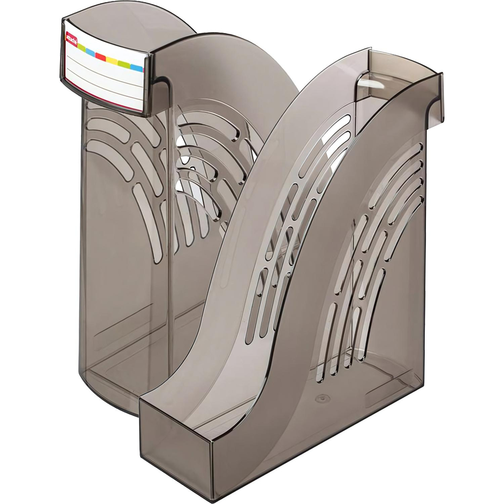Лоток вертикальный ATTACHE 95мм дымчатый 2шт