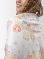 Платок «Старооскольская игрушка» 100% шёлк