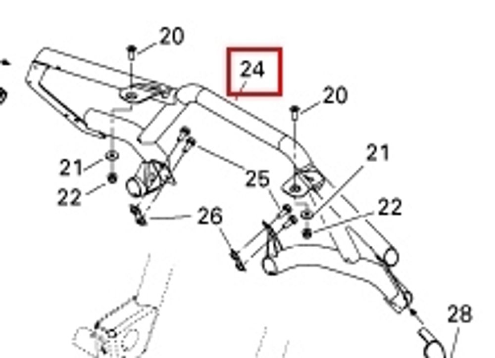 Задний бампрер XT Can-Am Outlander G1 705002806