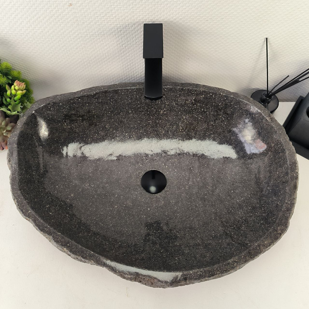 Раковина из речного камня RS-64999 66*49*15 0858