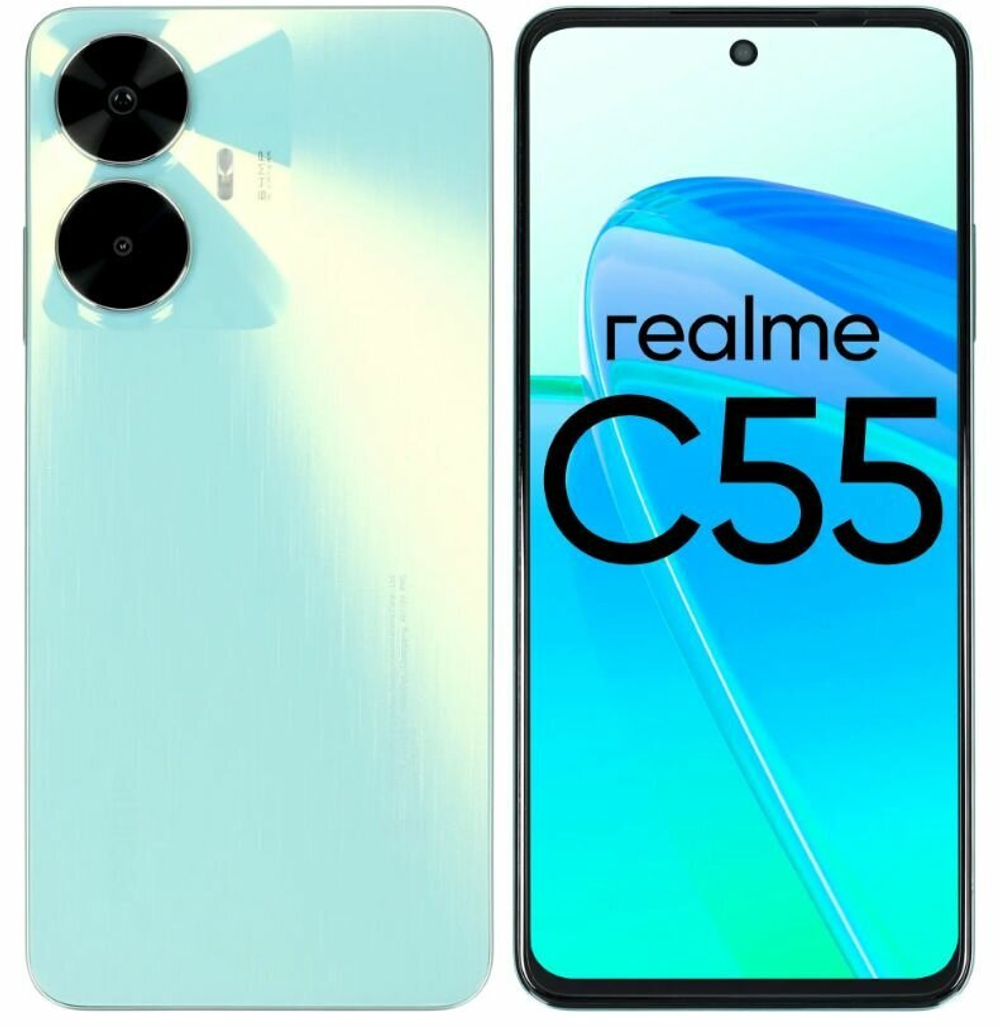 Смартфон realme C55 8/256 ГБ RU, Dual nano SIM, green