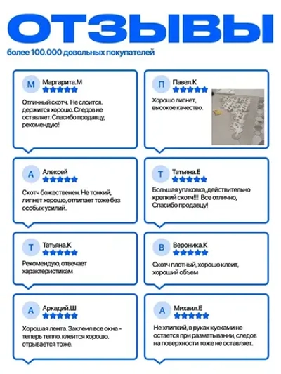 Малярный скотч / Малярная лента, 48мм*40м, 1 шт.