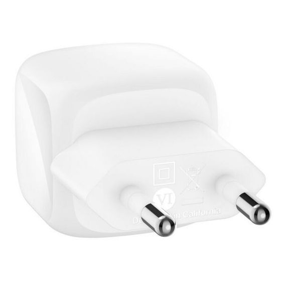 Сетевое зарядное устройство Belkin Compact USB-C Wall Charger 30 Вт (WCA008kqWH) White