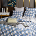 Комплект постельного белья Делюкс Сатин 100% хлопок на резинке LR442