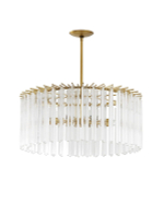 Золотая стеклянная люстра “Азра”