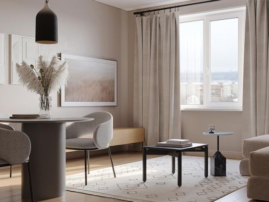 Столик кофейный saga, 50х70 см, темно-серый