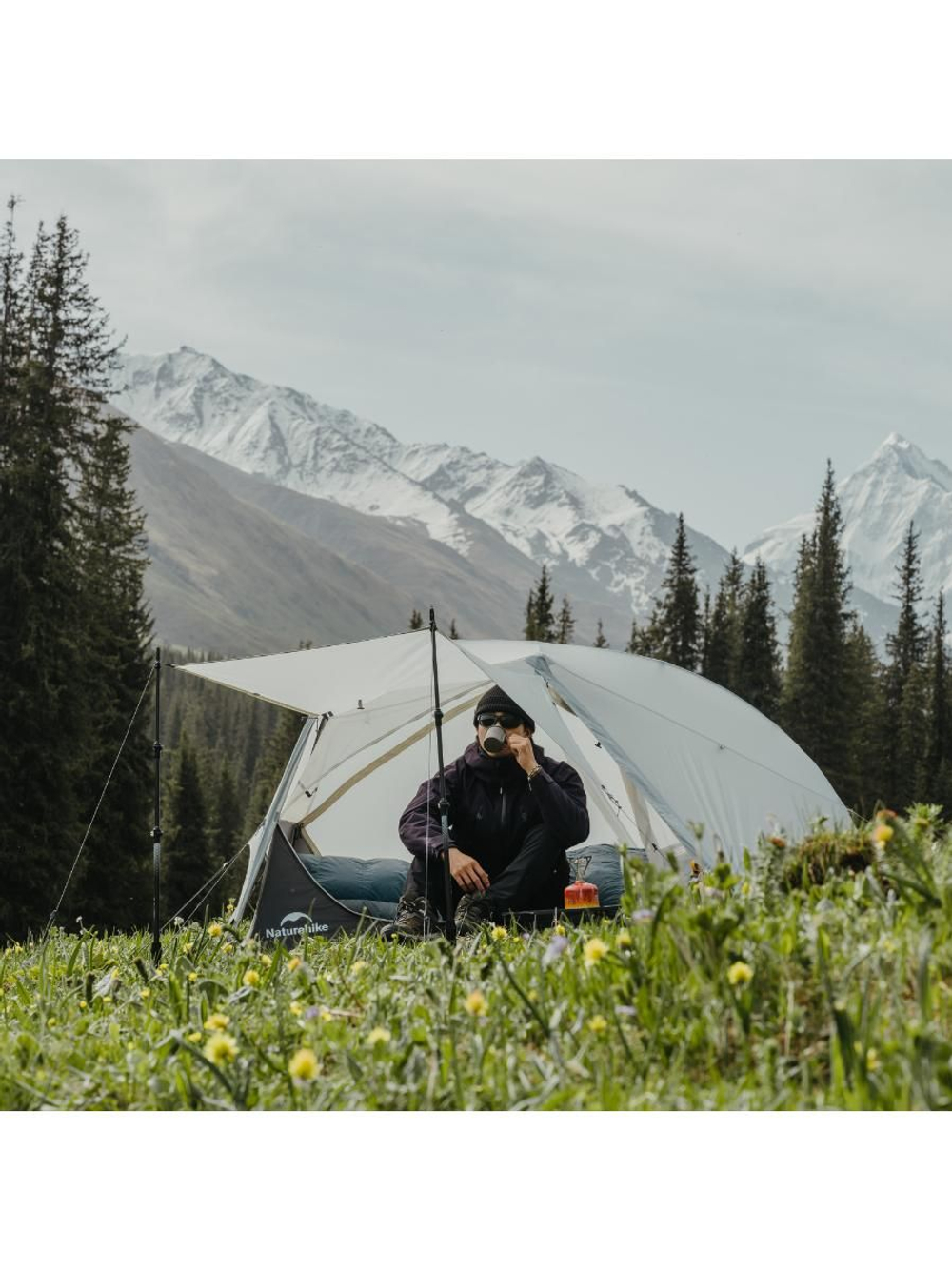 Палатка Naturehike Star River UL CNK2450WS022 двухместная серая