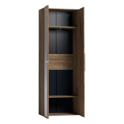 Шкаф для одежды с зеркалами Nature 92, дуб табачный