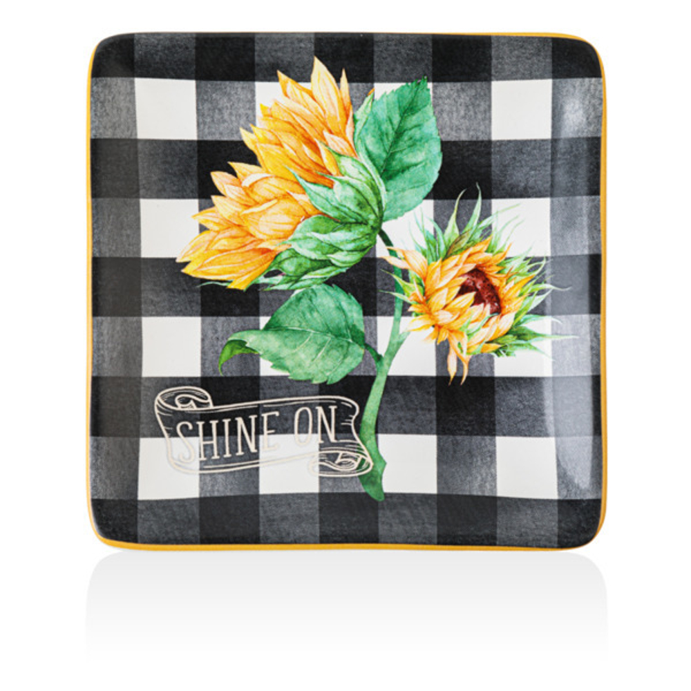 Тарелка пирожковая 15см Certified Int. Подсолнухи CER28176-1