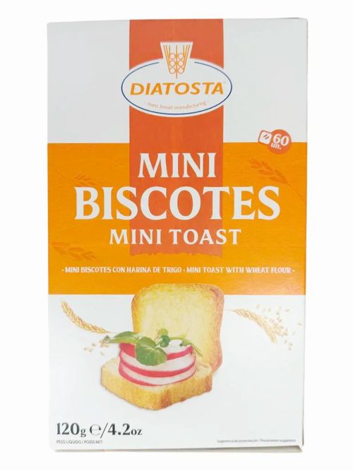 Мини-тосты пшеничные Diatosta Biscotes Mini 120 г