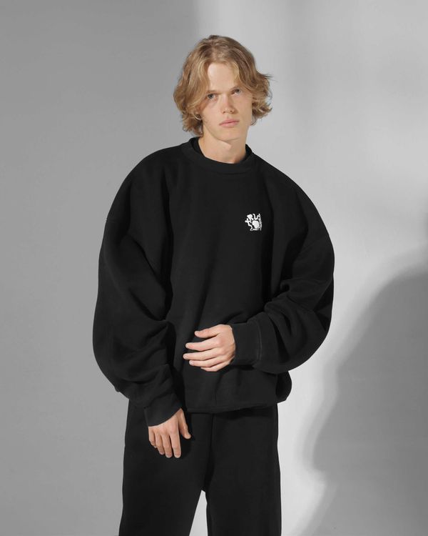 Толстовка Basic Черная - фото 2