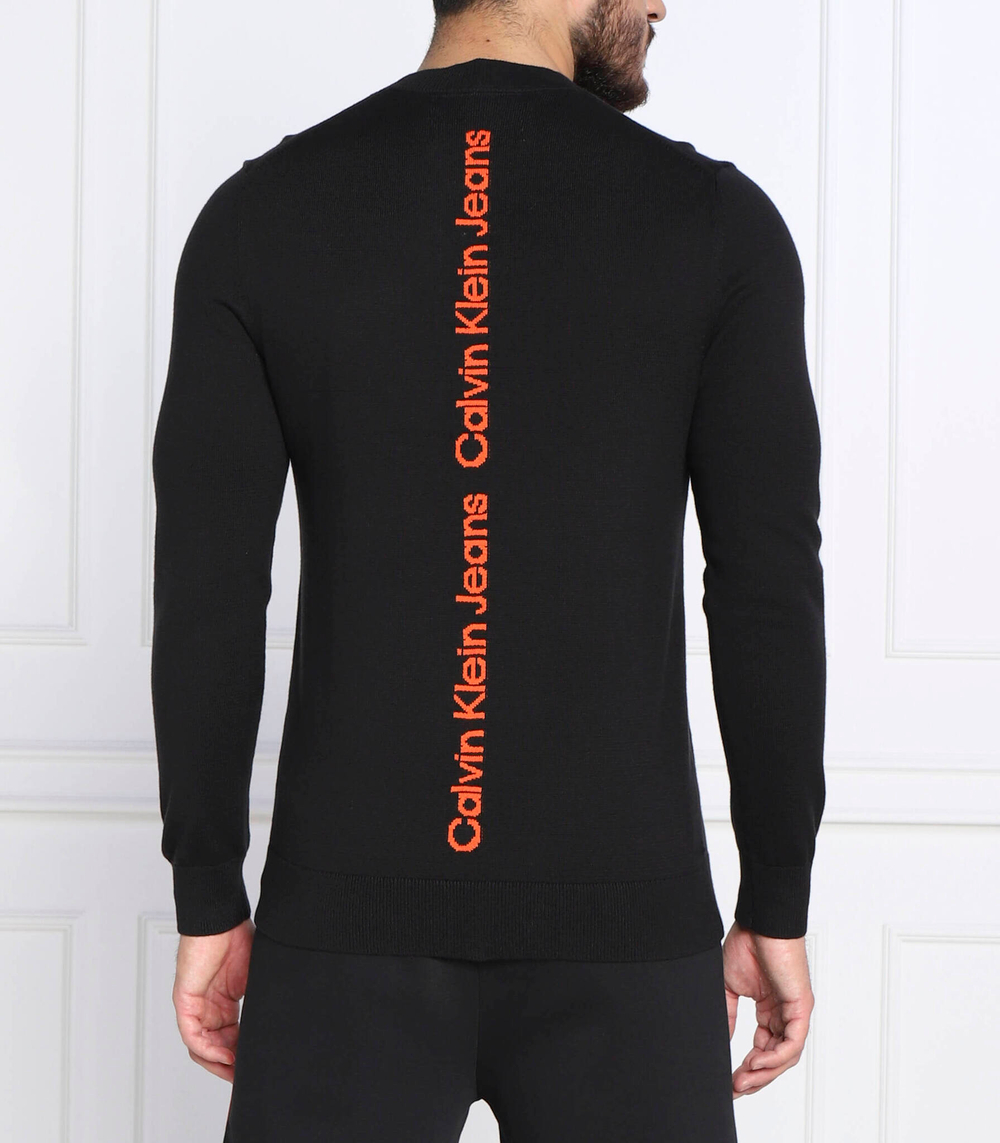 свитер institutional logo CALVIN KLEIN JEANS - черный(J30J322204)
