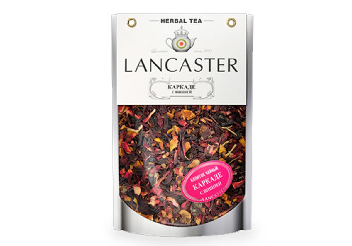 Напиток чайный "LANCASTER" Каркаде с вишней, 100г