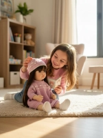 Говорящая интерактивная аниматронная кукла Оля реборн