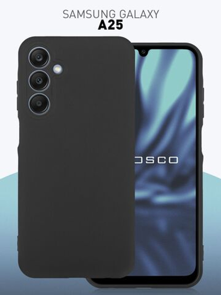 Чехол ROSCO для Samsung Galaxy A25 (арт.SS-A25-COLOURFUL-BLACK )