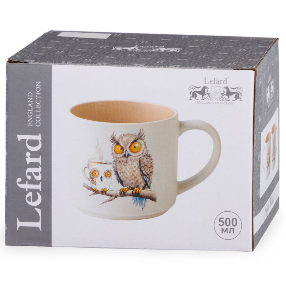 КРУЖКА LEFARD "CRAZY COFFEE" 500МЛ