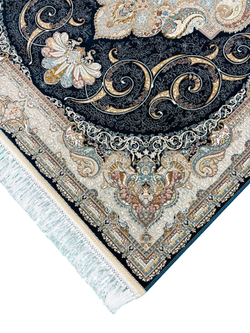 Ковер Mashad 1500 G144 D.Blue Прямоугольник